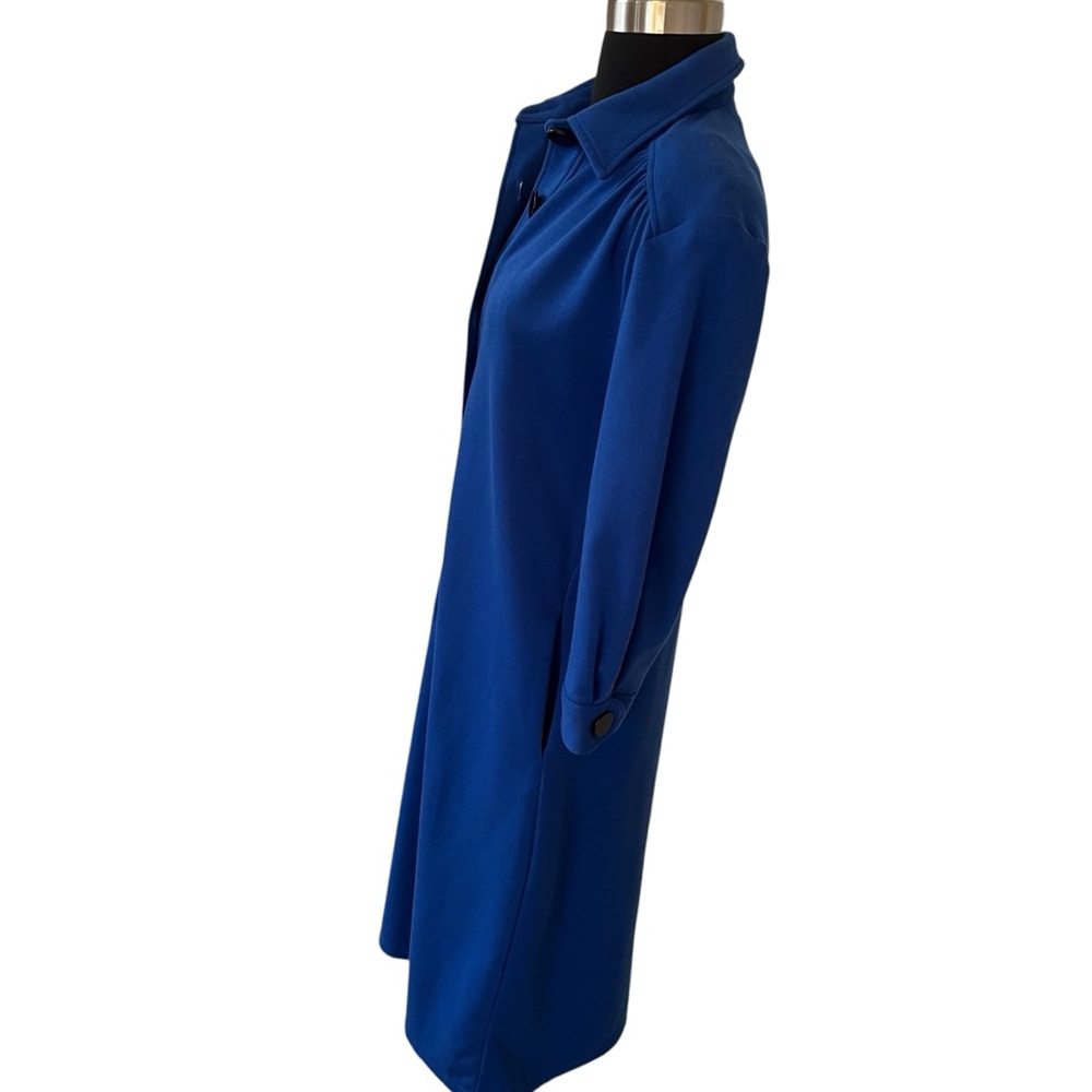 Draper’s & Damon’s lounger house dress blue with pockets size 8 medium - Picture 2 of 10